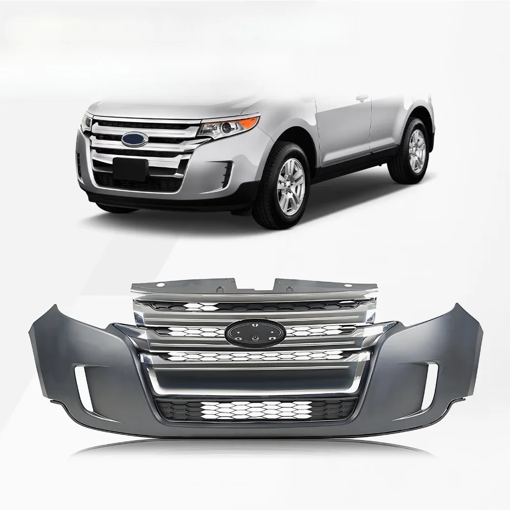 

Для Ford Edge 2011-2014: Комплектная передняя бамперная решетка в сборе, загрунтованная