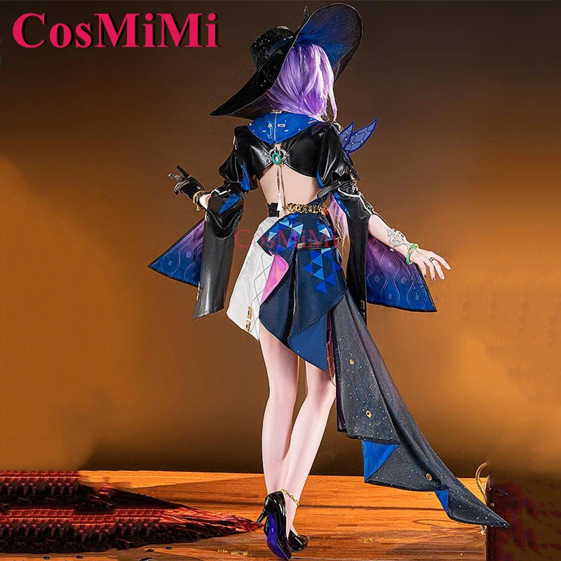 CosMiMi juego popular Honkai: disfraz de Cosplay de Star Rail Jade, vestido de uniforme dulce elegante a la moda, ropa de juego de rol para fiesta de Carnaval