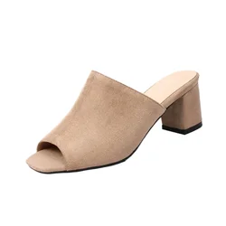QPLYXCO New fashion Big Size 31-44 women Sandals 2019 high heels Slipper shoes woman Summer Beach Vacation zapatos mujer H-13
