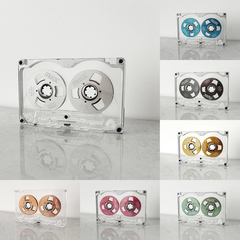 Double Sided Metal Small Opening Cassette Tape Retro Blank Audio Tape Type Handmade Reel To Reel Cassette Tapes