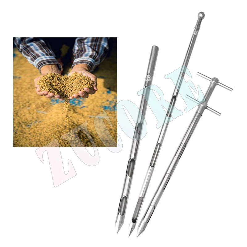 

Все двухслойные вращающиеся трубки для отбора проб порошка из нержавеющей стали 304, цементный порошок, частицы зерна, пробоотборник твердых проб