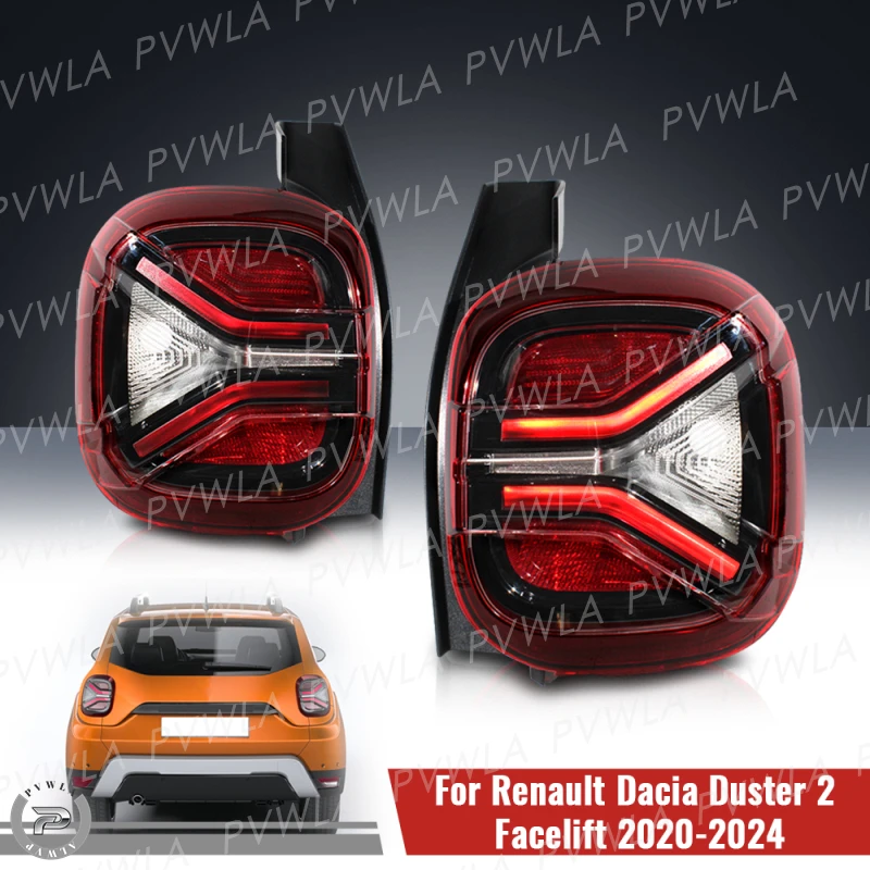 Tail Lights Rear Brake Lamp Without Bulbs For Renault Dacia Duster 2 Facelift 2020 2021 2022 2023 2024 Tail Lamp 265557200R