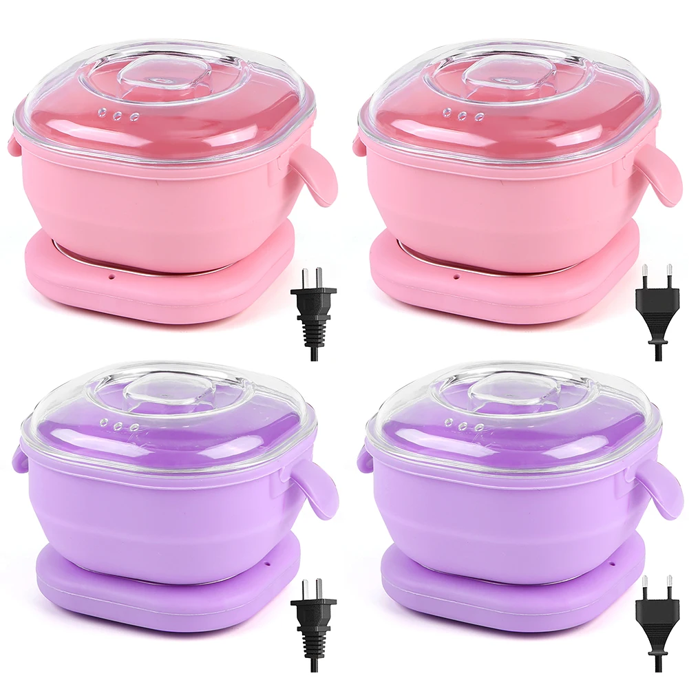 سيليكون الشمع دفئا الكهربائية آلة تدفئة الشمع الساخن 100 واط إزالة الشعر آلة الشمع 400 مللي آلة تذوب الشمع للسفر المنزل #1