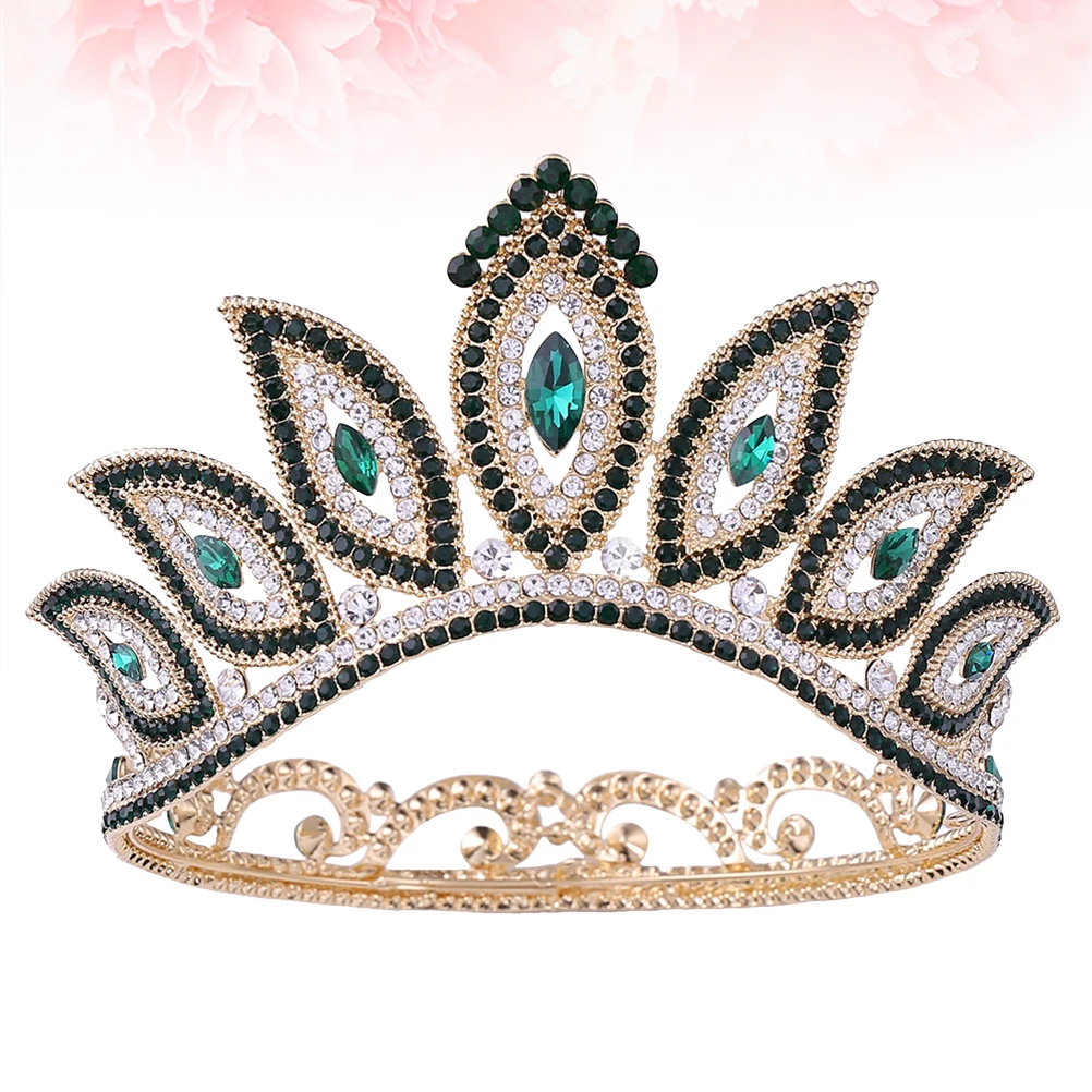 

Bridal Crown Rhinestone Baroque Hair Accessories European and American Headwear Bride