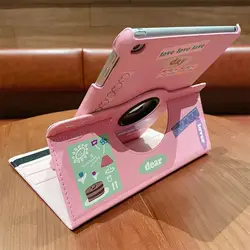 360 Rotating Leather Tablet Case for Ipad 10.9 2022 Air 5 4 Protective Cover Ipad 7 8 9 10 Generation Pro 11inch Cover Shell