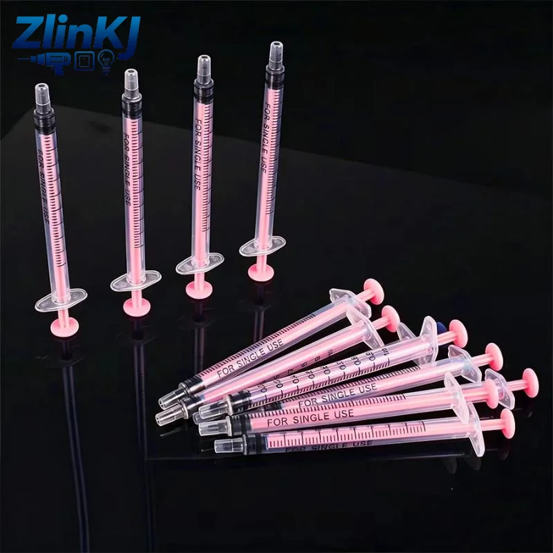 Disposable Needle-Free 1ml Plastic Syringe, 10Pc Clear Scale Liquid Transfer Tool, For Pet Feeding & Laboratory Use