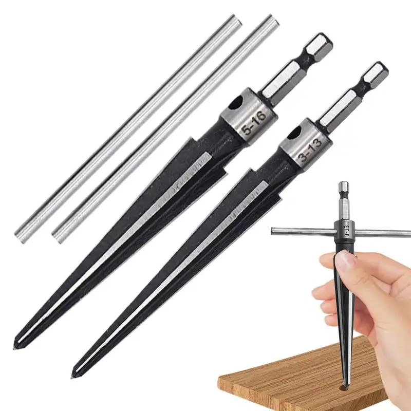 

3-13mm&5-16mm Taper Reamer Hand Metal Reamer Deburring Enlarge Pin Hole Handheld Reamer For Wood Metal Plastic Drilling Tools