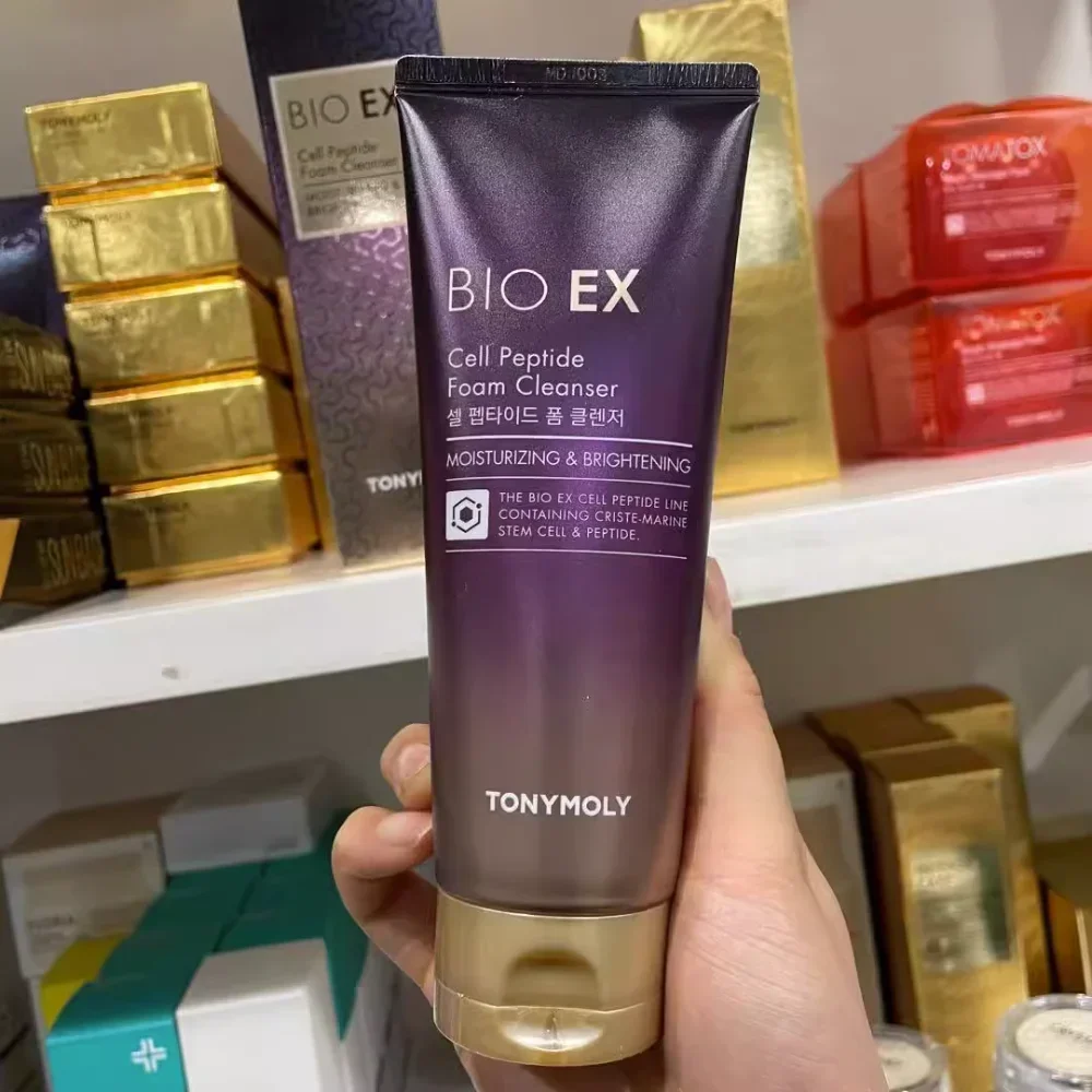 

Корейское биопептидное очищающее средство для лица Tonymoly с биоклеточным пептидом, увлажняющее глубокое очищение против морщин, увлажнение, осветление, уход за кожей