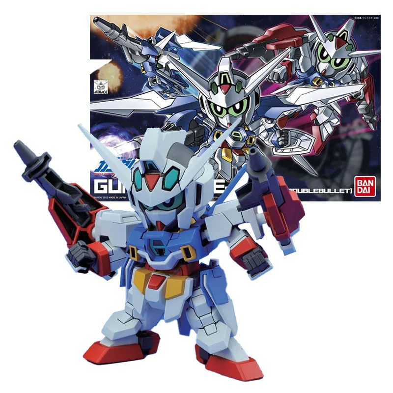 バンダイ本物のガンダムモデルキットアニメフィギュア SD BB AGE-2 ダブルバレットコレクションガンプラアニメアクションフィギュアおもちゃ子供のため