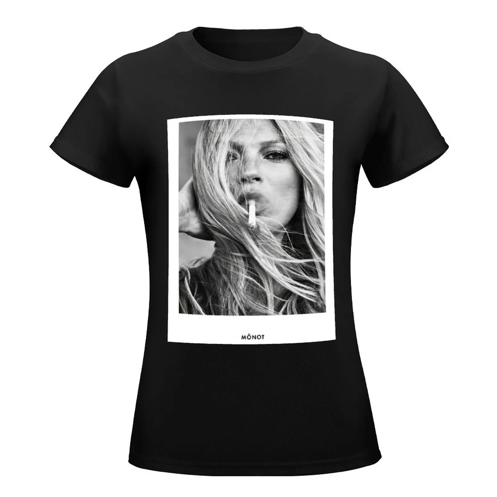 Kate Moss Smoking T-Shirt summer clothes cute clothes plain t shirts for Women