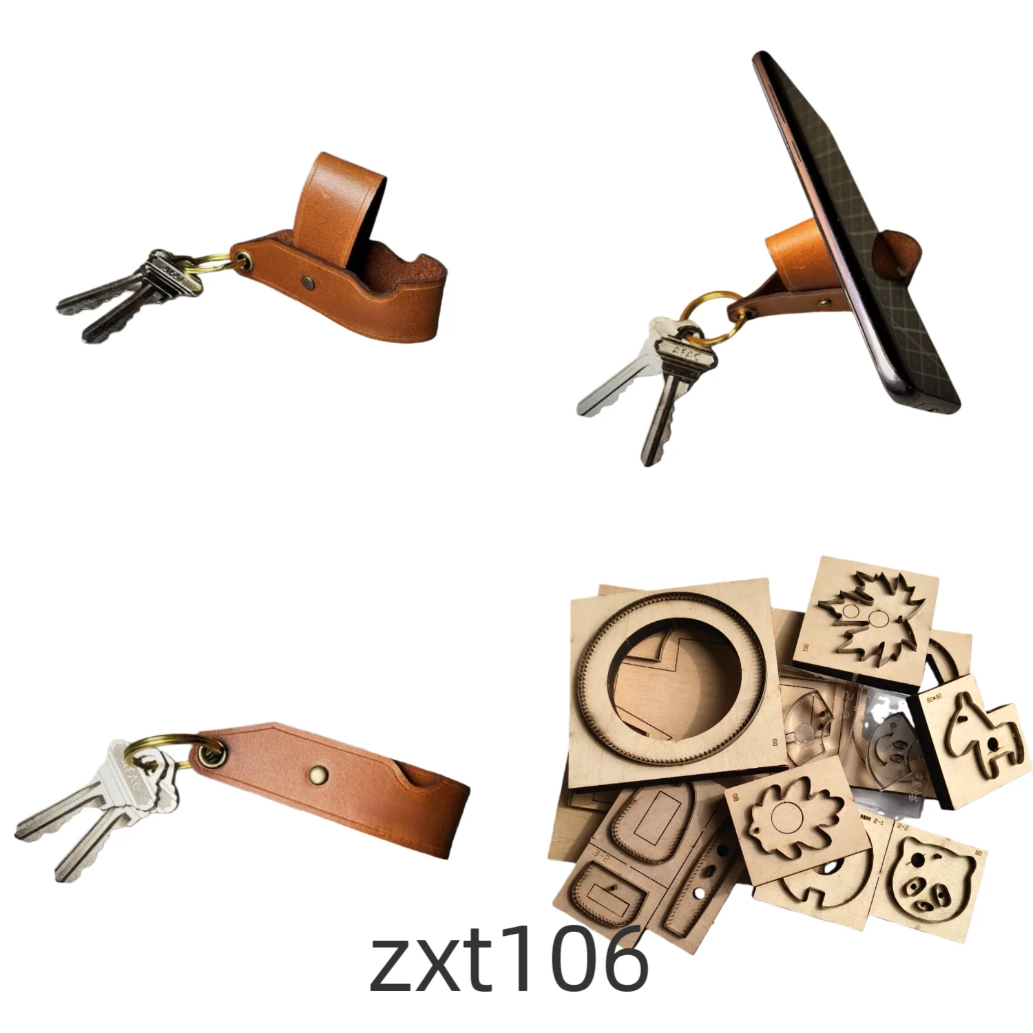 

Персонализированный кожаный вертикальный брелок для ключей, инструмент для резки кожи, форма для вырезания, деревянная форма-инструмент, нож для ручной резки zxt106.