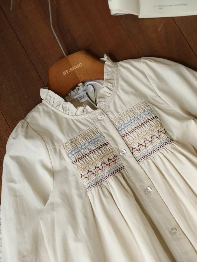 Autumn Winter New Style Girls Dress Wool Blend Twist Sweater Coat Warm Knittedwear for Babies