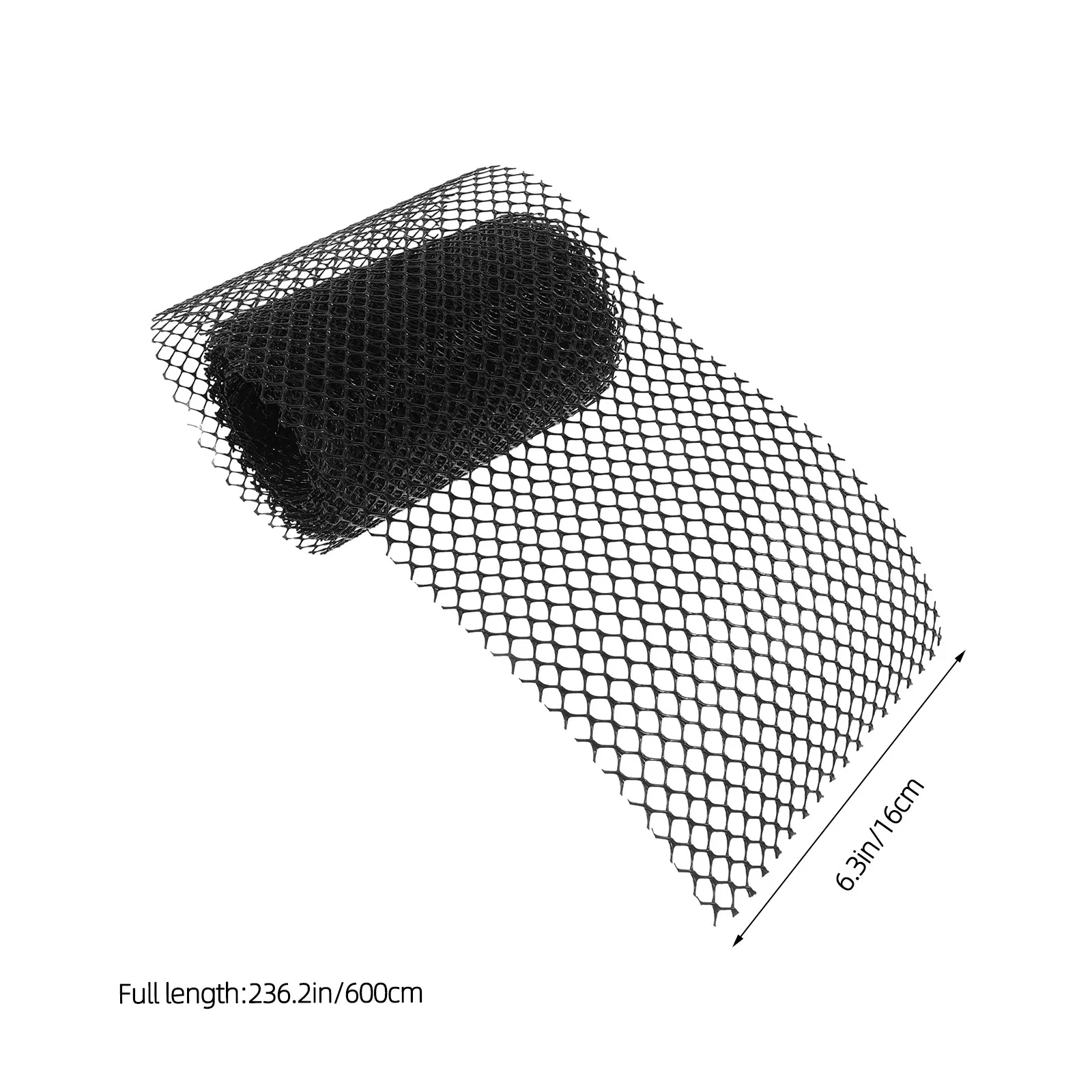 Plastic Gutter Screen Mesh Roll Gutter Guard for Rain Gutters Leaf Debris Filter Splash Block Downspout Protector Outdoor Drain