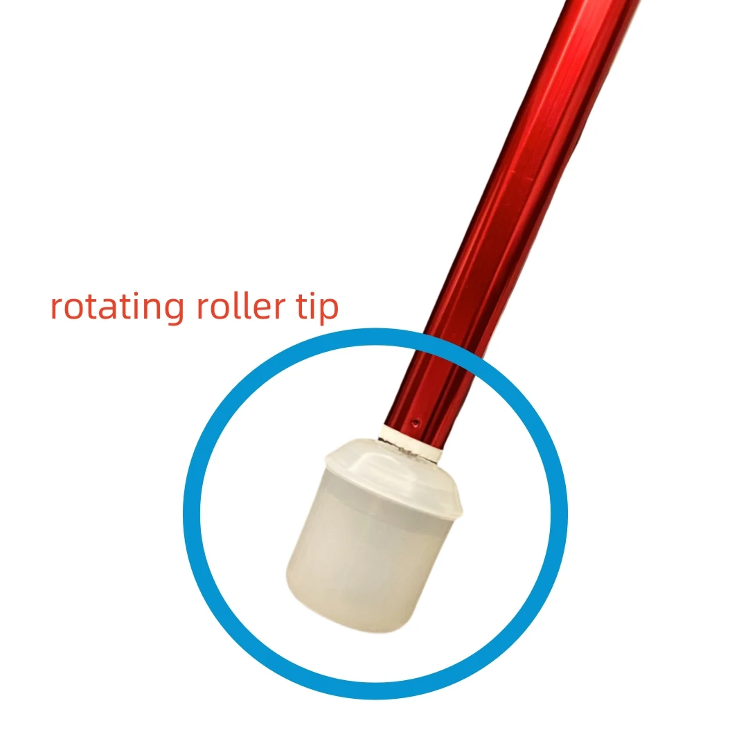 End Tip of Walking Cane Crutch Stick Pole Protector Cap Replacement Parts Roller Point Tips for the Blind People Older Elderly