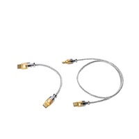 DD ddHiFi TC07S 10cm 50cm Type-C to Type-C Audiophile Audio Cable USB OTG Nyx Series Silver For Shanling Fiio USB DAC Amplifier