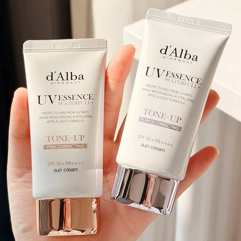 SPF50+ D'Alba Sunscreen Korean UV Essence Waterfull Sun Cream Solar Blocker Skin Cream Anti Block Facial Mild Moisturizer 50ml