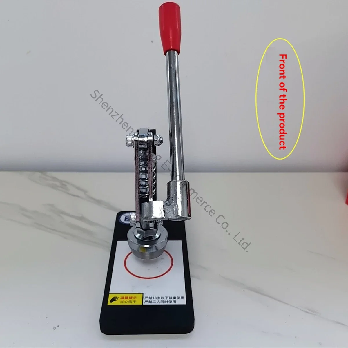 Portable Cloth Engraving Machine Balance 10-Square Centimeters Gram Weight Instrument Disc Sampler Hand-pressed Sampling
