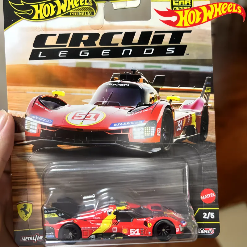

Original 2025 Hot Wheels Car Culture Series Ferrari Porsche Mustang Subaru K Case (Mix 5) Circuit Legends Premium 1:64 Die-Cast