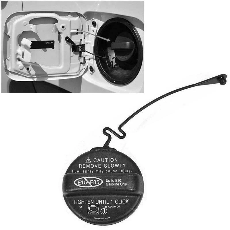 Car Fuel Tank Filler Gas Cap Cover Lid Tether For Toyota Corolla Tacoma Camry Lexus GS IS LS 77300-06040 77300-52040 Top-Rated