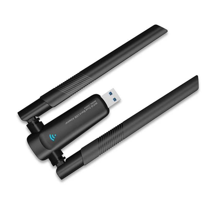 

1800 Мбит/с, Wi-Fi, 6 USB-адаптеров, Φ/2,4 ГГц, Wi-Fi беспроводная сетевая карта с высоким коэффициентом усиления, антенна