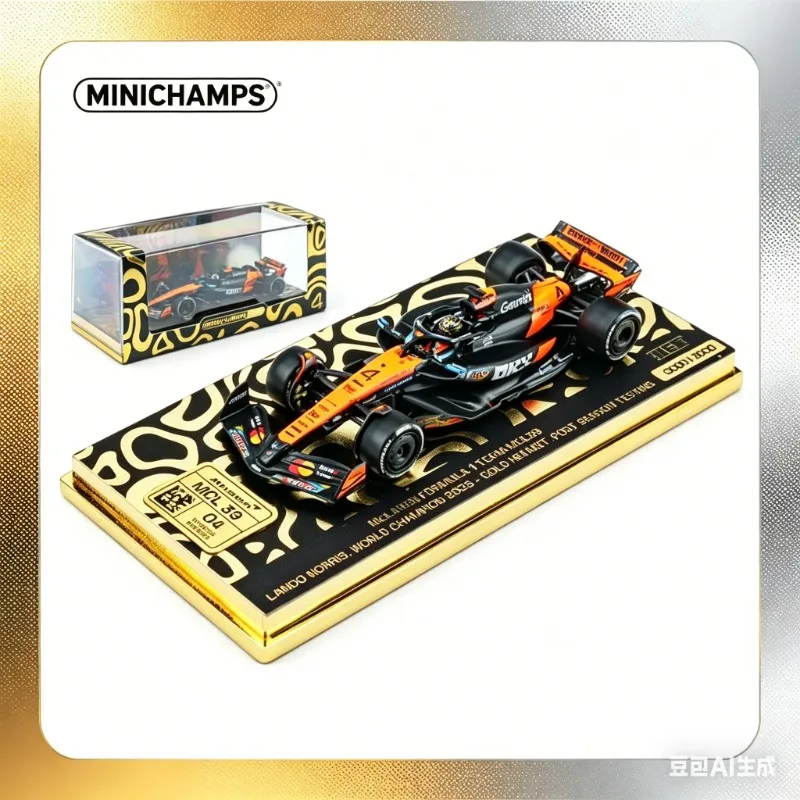 

Pre-sale MINICHAMPS 2026HEC League Edition alloy material gold helmet car model realistic static display piece holiday gift