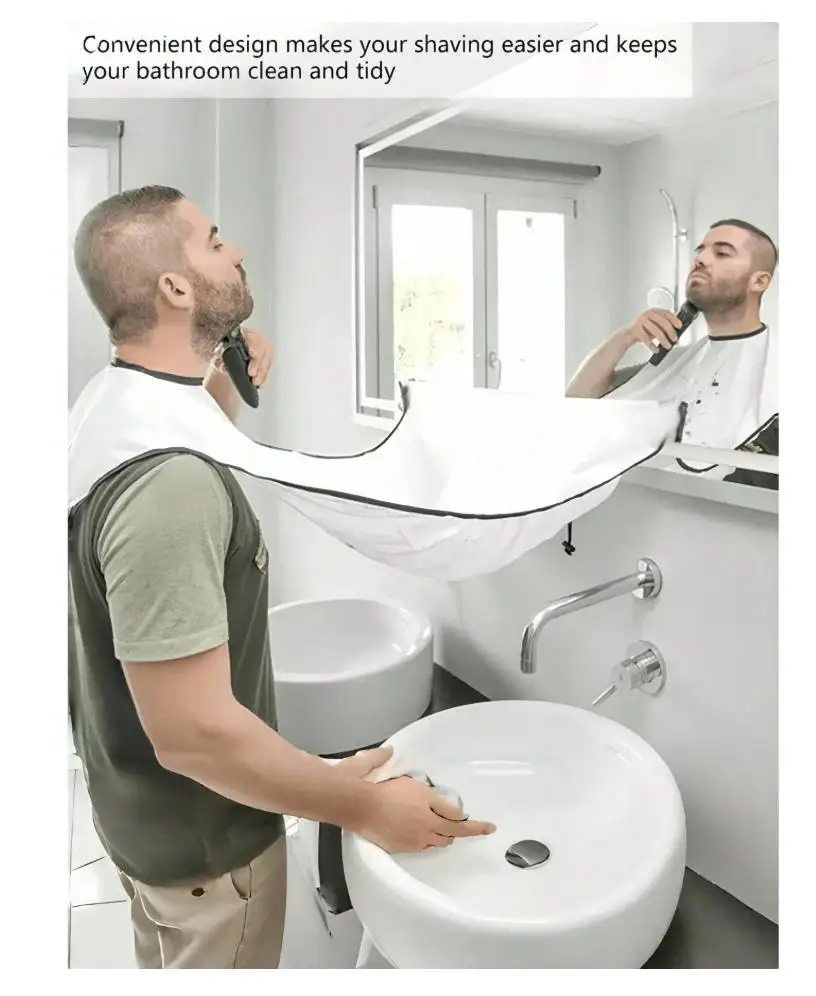 1PC  Hair Cutting Shaving Apron Waterproof Reusable BarberBeauty Salon Protective Cloak ForMen Women Adults Christmas Gift view 6