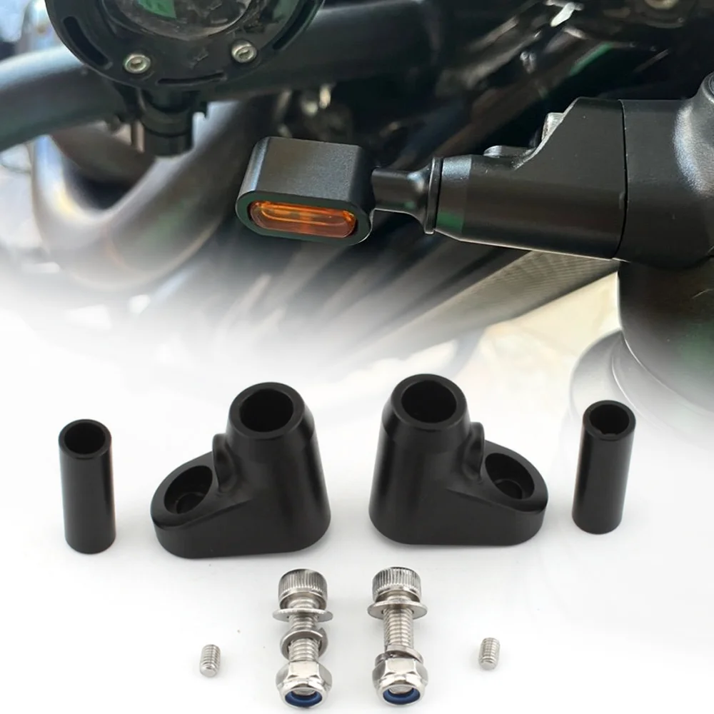 For Triumph T100 T120 STREET Twin Thruxton Bobber Motorcycle Front Rear Fork Turn Signal Light Running Indicator Lights Lamp