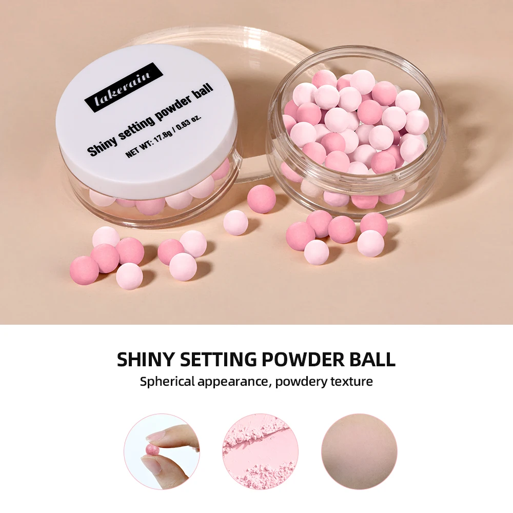 Pearl Ball Setting Powder Ball Effectively Long Lasting Controls Oil Creates A Soft Matte Finish Shape Shiny Modify Skin  Makeup