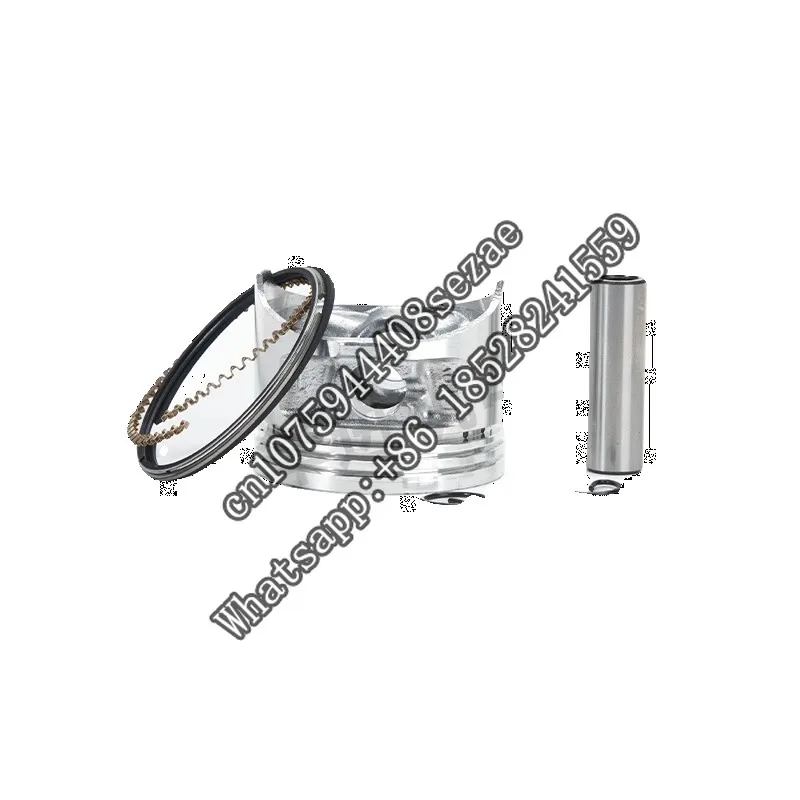 

2pcs Small portable silent variable frequency 24V generator piston assembly 148F parking power bank piston ring repair kit NEW