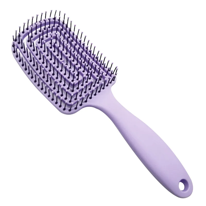 Girls Hair Scalp Massage Comb Hairbrush Bristle Nylon Women Wet Curly Detangle Hair Brush for Salon Hairdressing Styling Tools