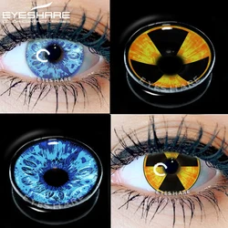 EYESHARE Color Contact Lenses For Eyes Anime Cosplay Colored Lenses Blue Yellow Halloween Lenses Contact Lens Beauty Makeup