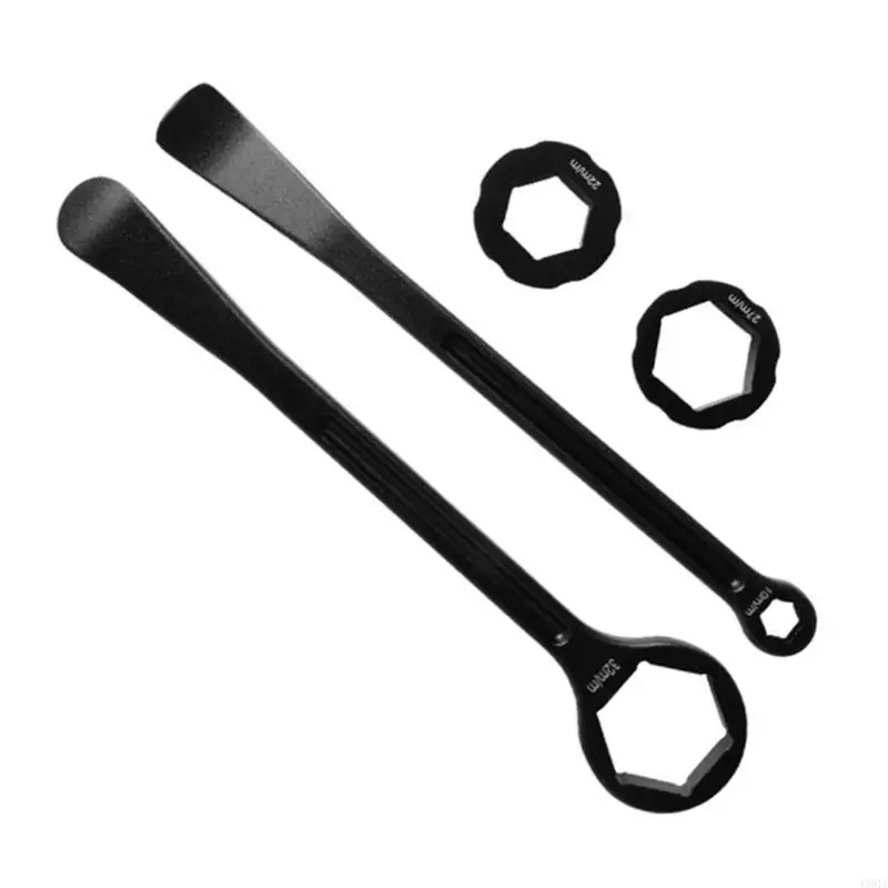 

C90A Universal Aluminum 32mm 27/22mm 13/10mm Tire Lever Wrench Tool For Motorcycle Tire Repair Spoon Crowbars PryTool