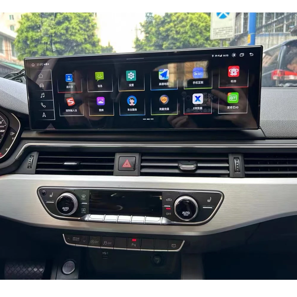 

Автомобильный мультимедийный плеер ID8 14,9 дюймов Android 13 Carplay 4G для Audi A4 A5 B9 2016-2021, GPS-навигация, автомобильное радио, экран, головное устройство