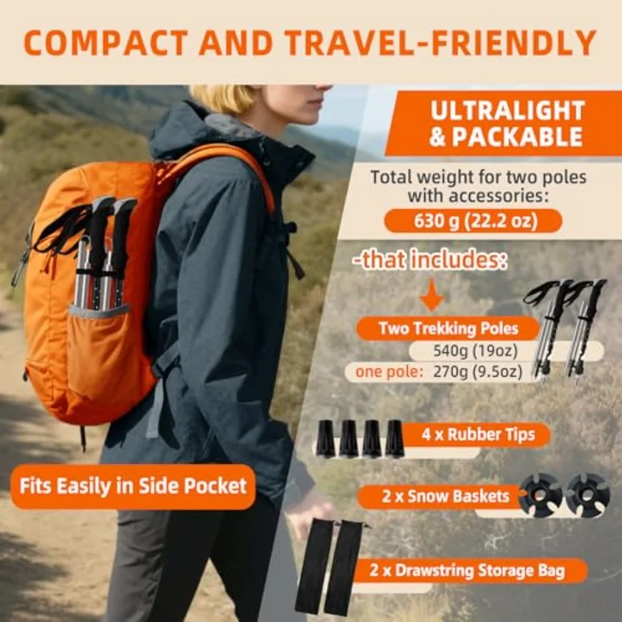 Adjustable Trekking Poles 5