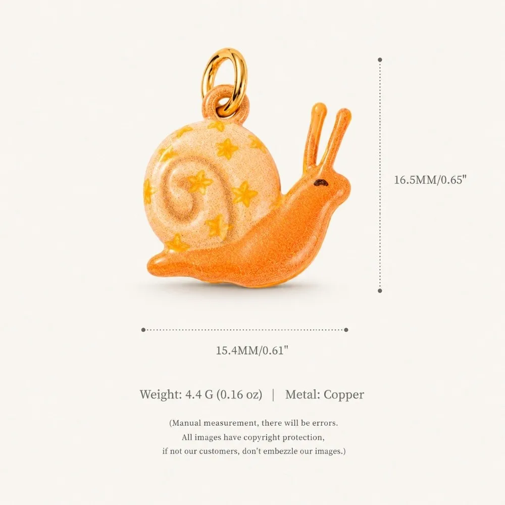 Copper Plated Enamel Pendant Charms Plated Finish Cartoon Animal Design Cartoon Animal Charms Pendant Style Enamel Coated