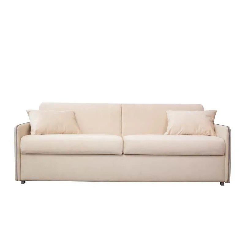 Simple and Multi-functional Foldable Sofa Bed Two-in-one Balcony Living Room Small Apartment Integrated Dual-purpose Metal Bed