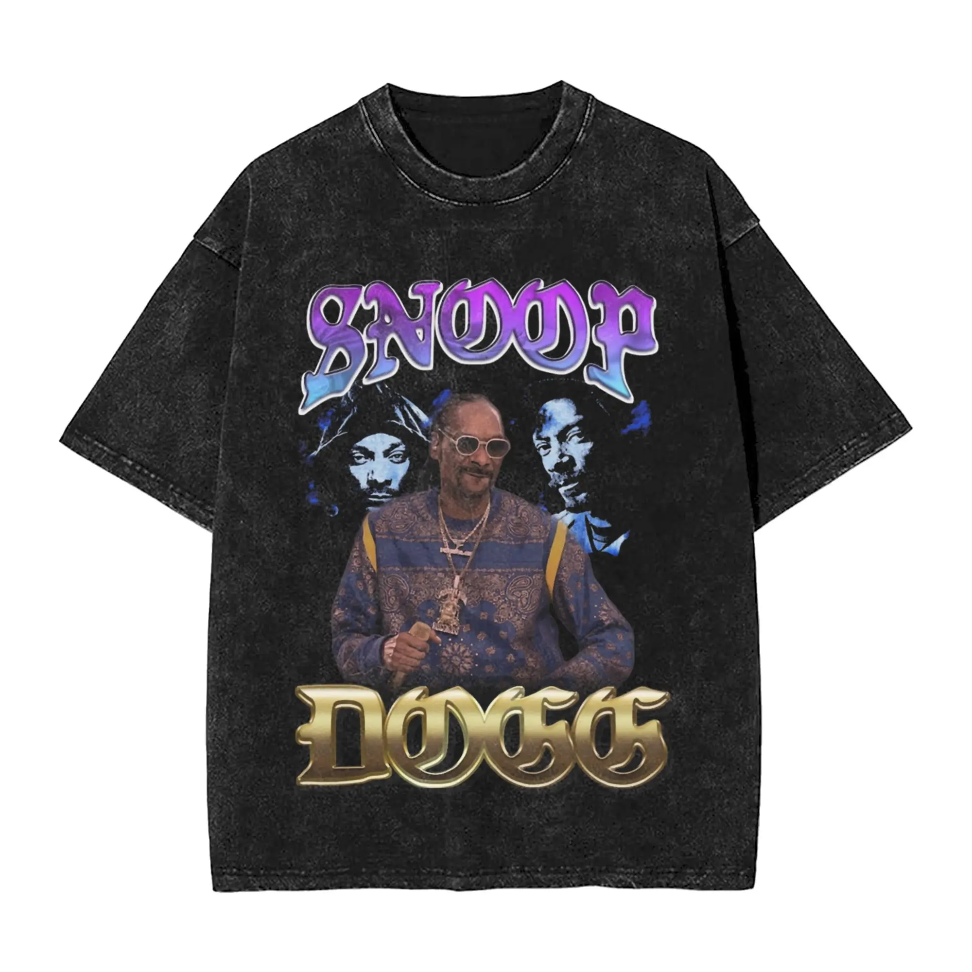 

Snoop Dog T Shirt Men 100% Cotton Novelty T-Shirts Crew Neck Rapper Tees Short Sleeve Tops Gift Idea