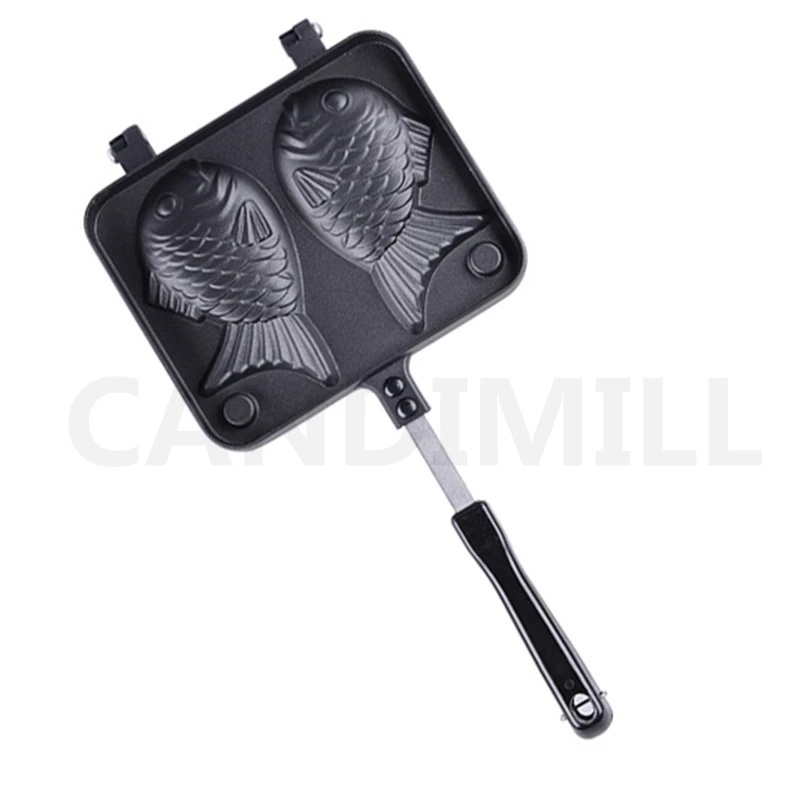 CANDIMILL Japanese Taiyaki Fish Shaped Waffle Pan Maker Non-stick Buscuit Cake Bake Bakeware DIY Cake Tool