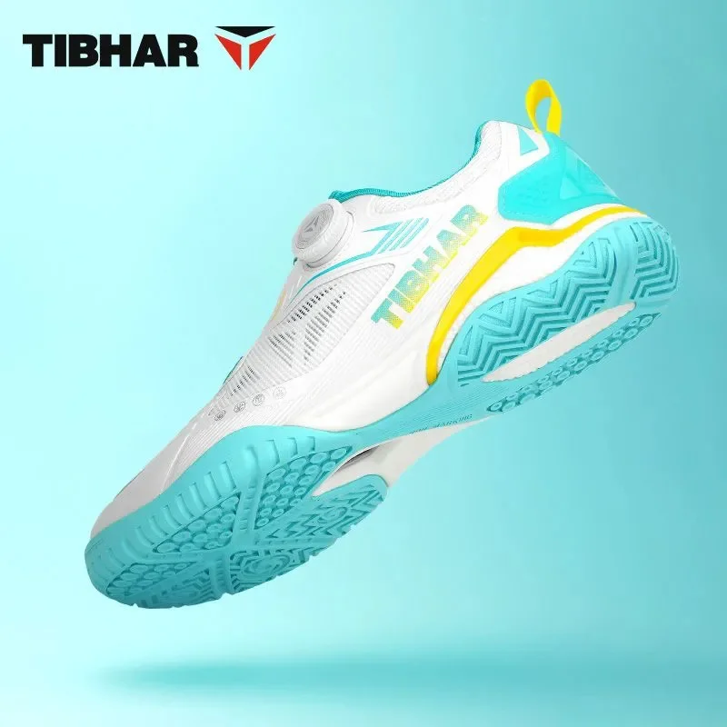 TIBHAR Table Tennis Shoes Men Women Professional Ping Pong Sneakers Indoor Court Footwear with Popcorn Cushion & Carbon Plate view 3