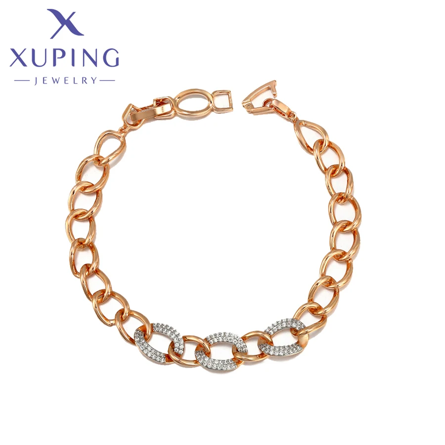 Xuping Jewelry Fashion New Arrival Gold Color Women's Bracelet X000019925