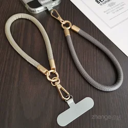 Leather Wrist Rope Detachable Buckle Clip Mobile Phone Case Universal Anti-drop Anti-drop Mobile Phone Rope