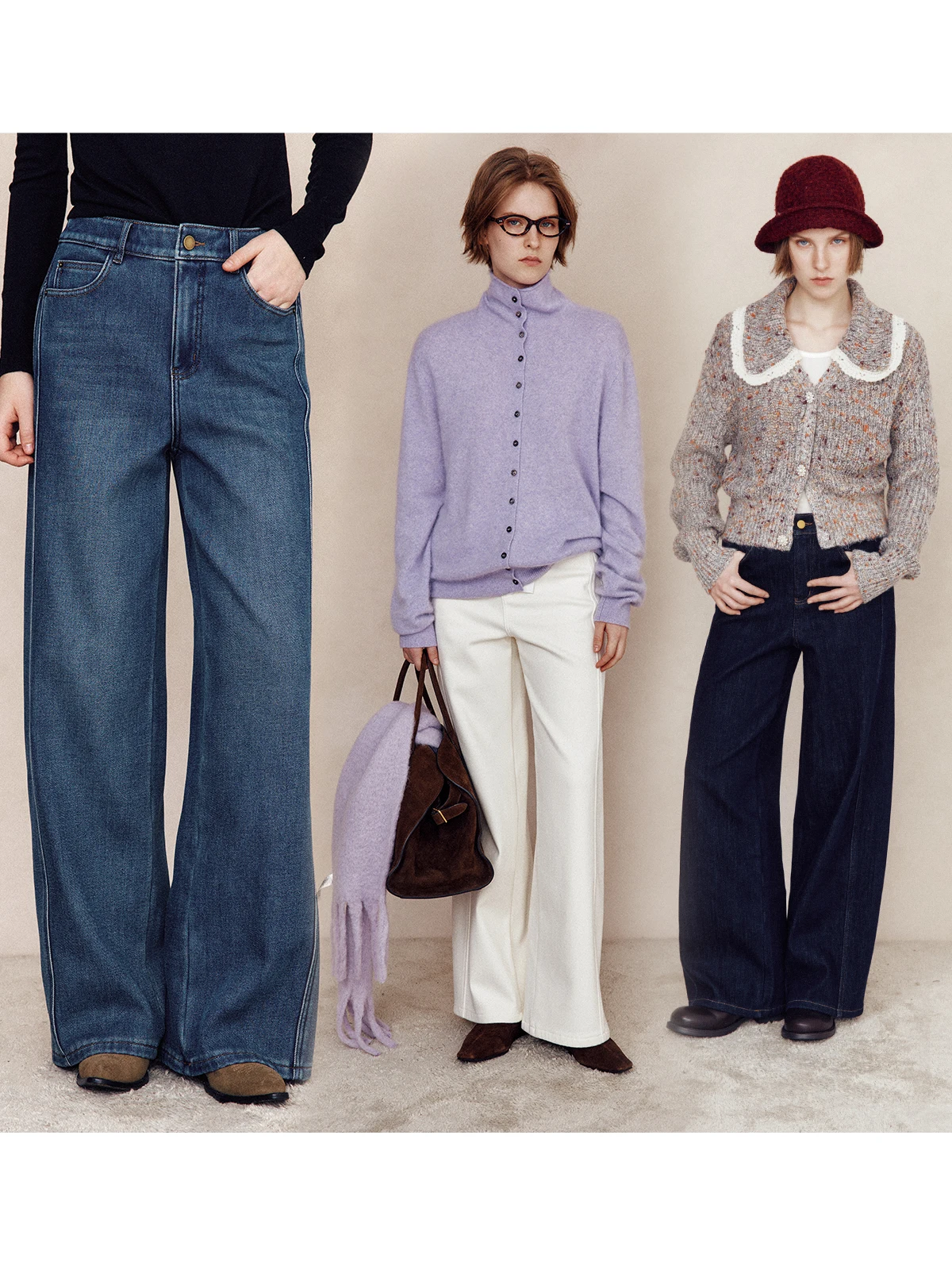 

Утепленные джинсы с флисовой подкладкой, не объемные, с высокой талией, прямые, из эластичного хлопка, повседневные, длинные, женские, зимние, теплые