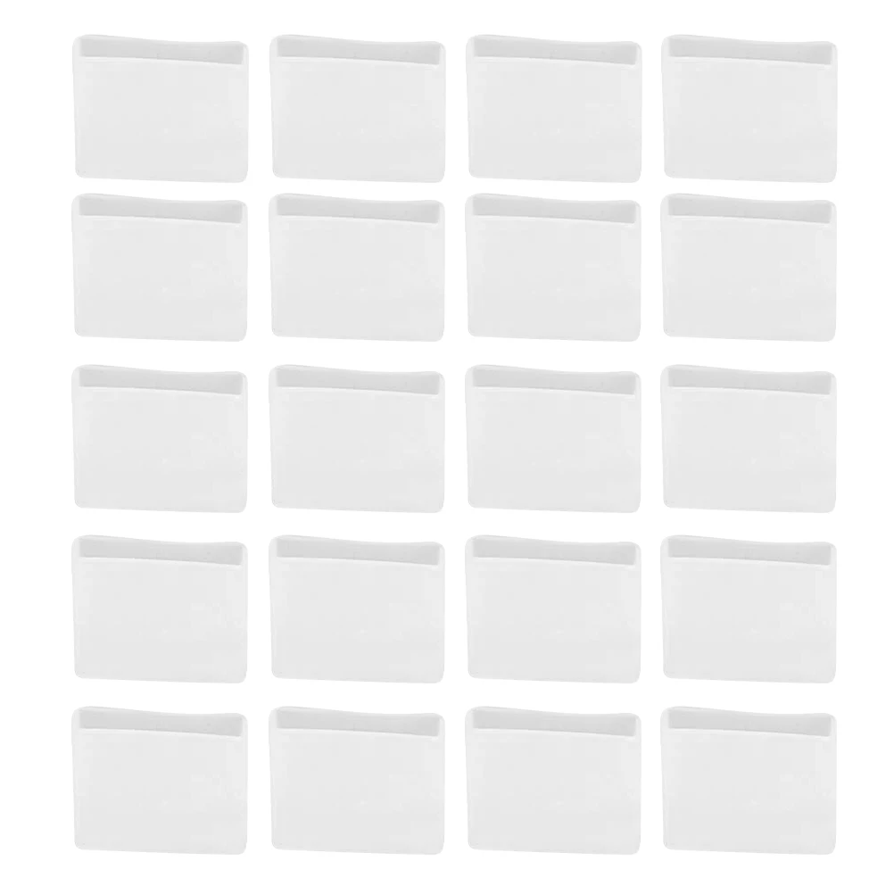

100 Pcs Pants Rack Anti-slip Cover Clothes Clear Hanger Grips Clip Clamp for Hangers