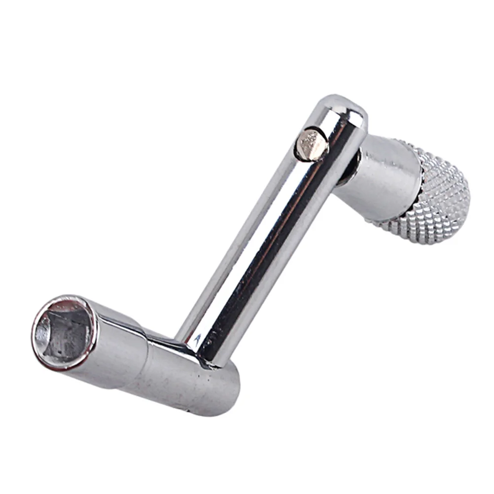 

Silver Metal Z Shape Drum Key Heavy Duty Drum Tuning Tool Quick Tension Rod Removal Comfortable Anti Slip Handle