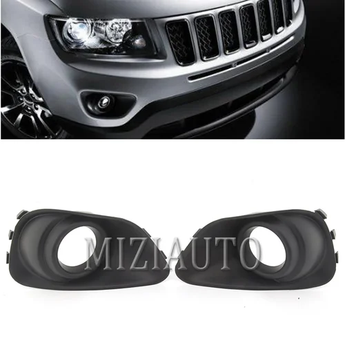 Imagen 2 del producto Tapa de luz antiniebla de parachoques delantero, cubierta de tapa para Jeep Compass 2011 2012 2013 -2017, accesorios de marco de luces antiniebla