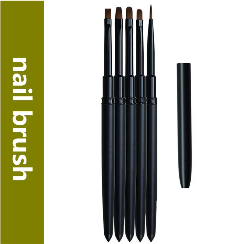 1/10 Uds. Pincel para decoración de uñas, bolígrafo apuntador, línea de dibujo, diseño constructor, esmalte de uñas, puntas de Gel UV, decoración, manicura