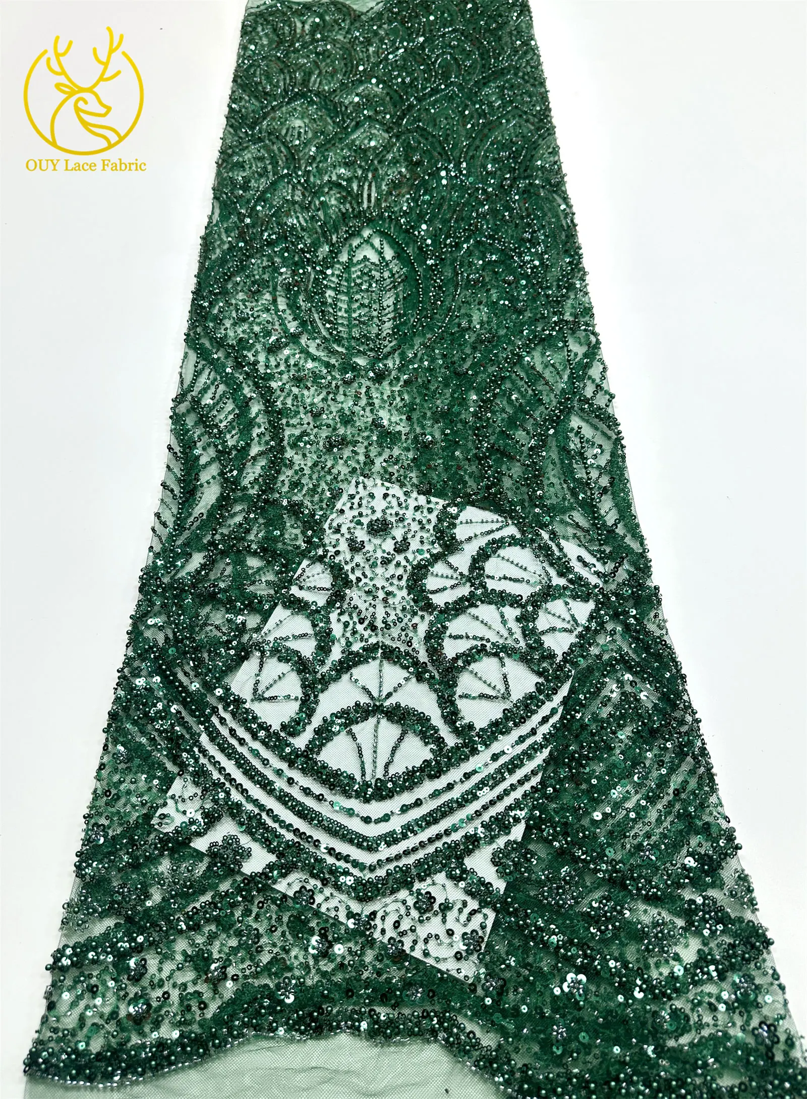 Tela de encaje con cuentas de lentejuelas nigerianas Borgoña 2026, tela de encaje de lentejuelas de tul francés de alta calidad, tela para vestido de novia, 5 yardas