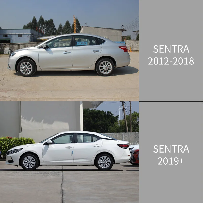 Pare-soleil de fenêtre de voiture pour Nissan Sentra 2012 – 2019, abri pour pare-brise, fenêtre latérale, pare-soleil de pluie, accessoires automobiles, style de voiture