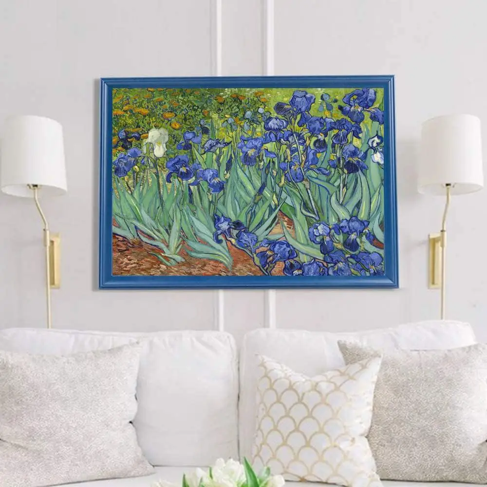 Puzzle dla dorosłych 150/300/500/1000 sztuk Irysy Vincenta Van Gogha Puzzle do gry rodzinnej Prezent urodzinowy