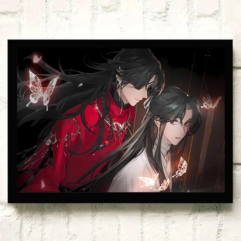 Heaven Official Blessing Chinese Anime BL Anime Xie Lian Huacheng Manga Canvas Posters Painting Wall Art Bedroom Home Decor Gift